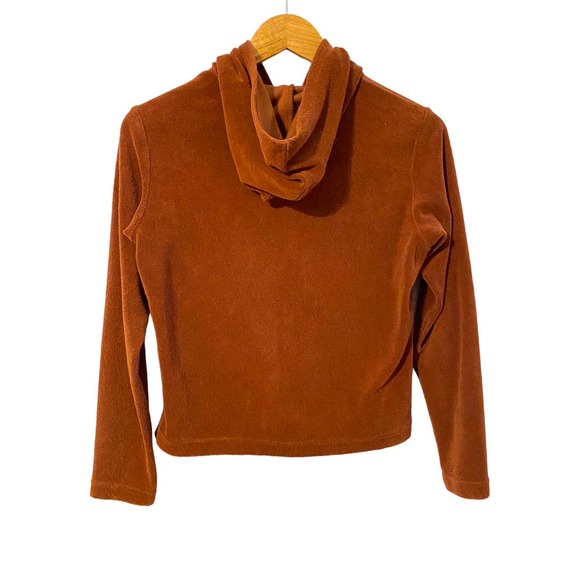 Patagonia Water Girl brown burnt orange jacket with hood sz small - Picture 3 of 7